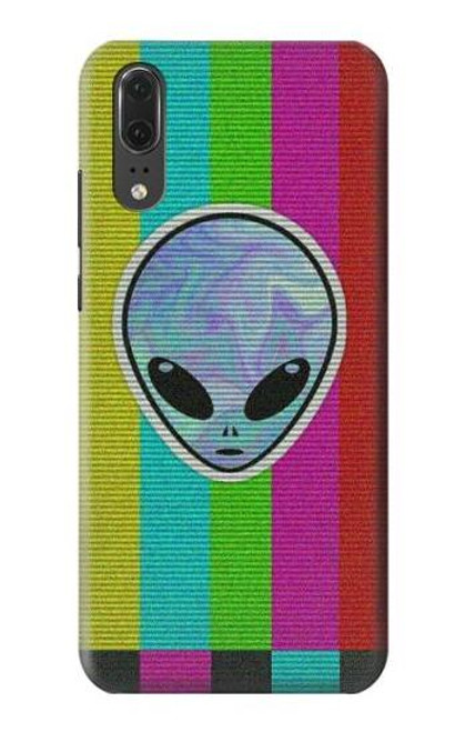 S3437 Alien No Signal Funda Carcasa Case para Huawei P20