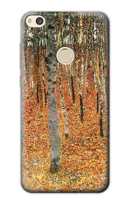 S3380 Gustav Klimt Birch Forest Funda Carcasa Case para Huawei P8 Lite (2017)