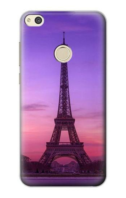 S3447 Eiffel Paris Sunset Funda Carcasa Case para Huawei P8 Lite (2017)