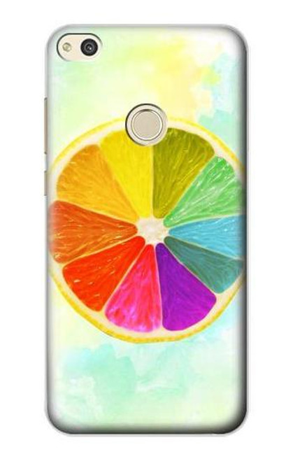 S3493 Colorful Lemon Funda Carcasa Case para Huawei P8 Lite (2017)