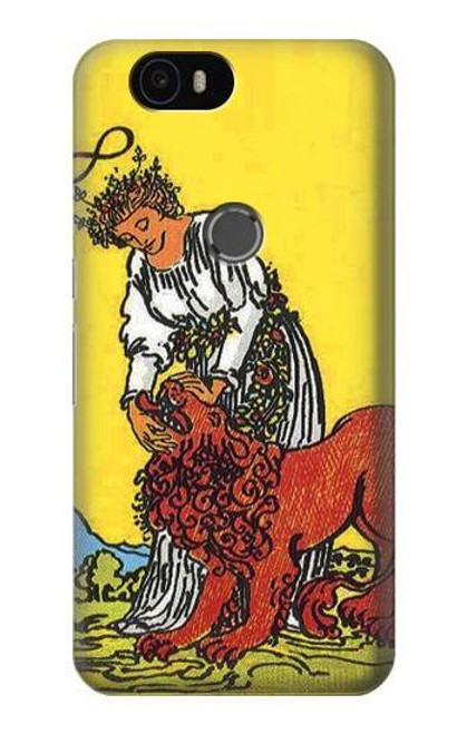 S3458 Strength Tarot Card Funda Carcasa Case para Huawei Nexus 6P