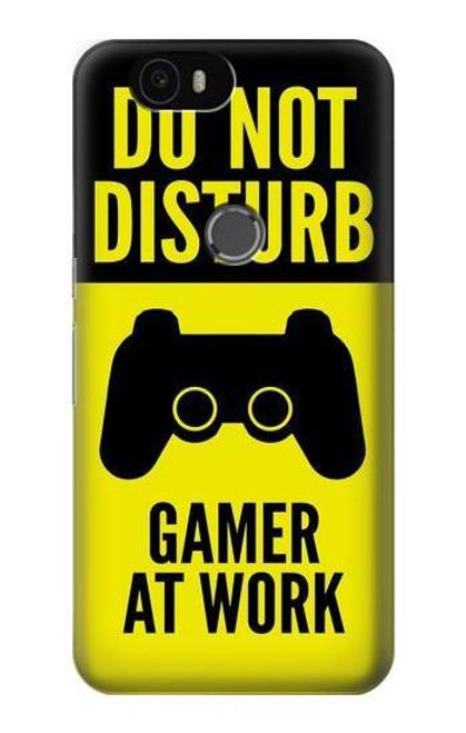 S3515 Gamer Work Funda Carcasa Case para Huawei Nexus 6P