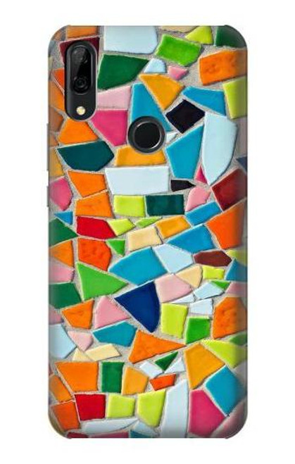 S3391 Abstract Art Mosaic Tiles Graphic Funda Carcasa Case para Huawei P Smart Z, Y9 Prime 2019