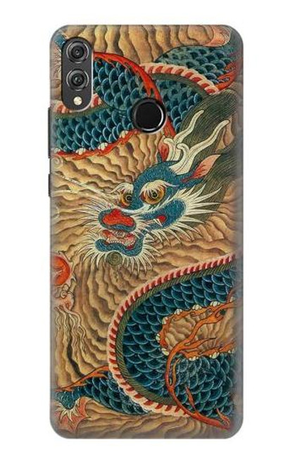 S3541 Dragon Cloud Painting Funda Carcasa Case para Huawei Honor 8X