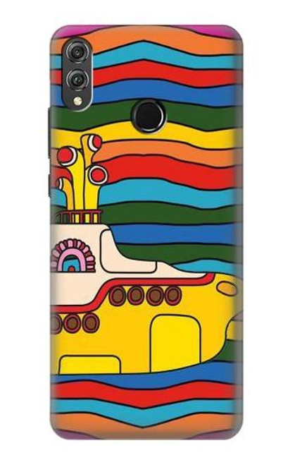 S3599 Hippie Submarine Funda Carcasa Case para Huawei Honor 8X