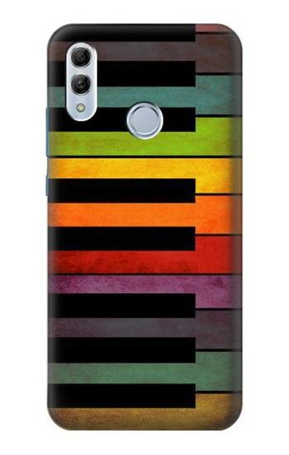 S3451 Colorful Piano Funda Carcasa Case para Huawei Honor 10 Lite, Huawei P Smart 2019