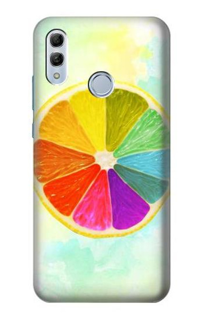 S3493 Colorful Lemon Funda Carcasa Case para Huawei Honor 10 Lite, Huawei P Smart 2019