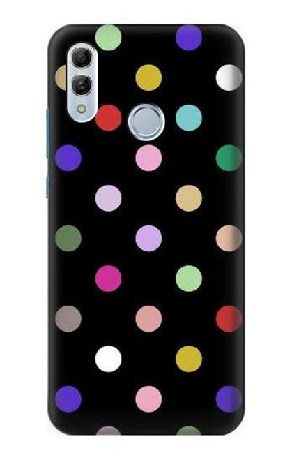 S3532 Colorful Polka Dot Funda Carcasa Case para Huawei Honor 10 Lite, Huawei P Smart 2019