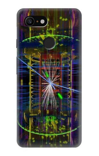 S3545 Quantum Particle Collision Funda Carcasa Case para Google Pixel 3