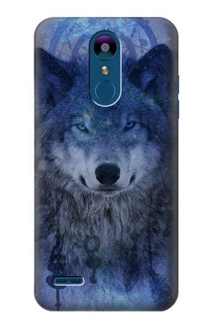 S3410 Wolf Dream Catcher Funda Carcasa Case para LG K8 (2018)