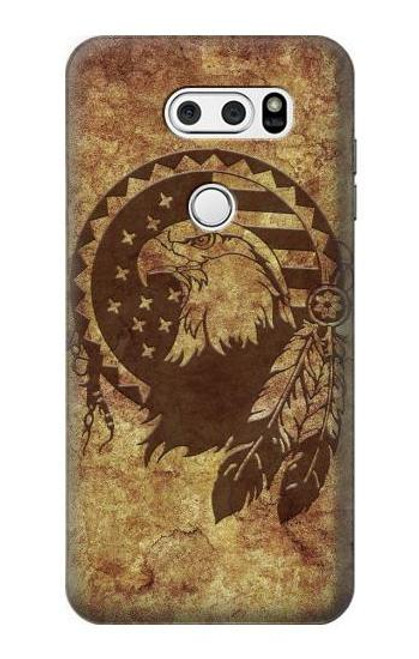 S3378 Native American Funda Carcasa Case para LG V30, LG V30 Plus, LG V30S ThinQ, LG V35, LG V35 ThinQ