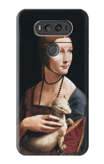 S3471 Lady Ermine Leonardo da Vinci Funda Carcasa Case para LG V20