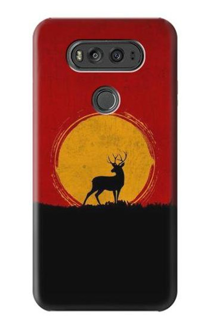 S3513 Deer Sunset Funda Carcasa Case para LG V20