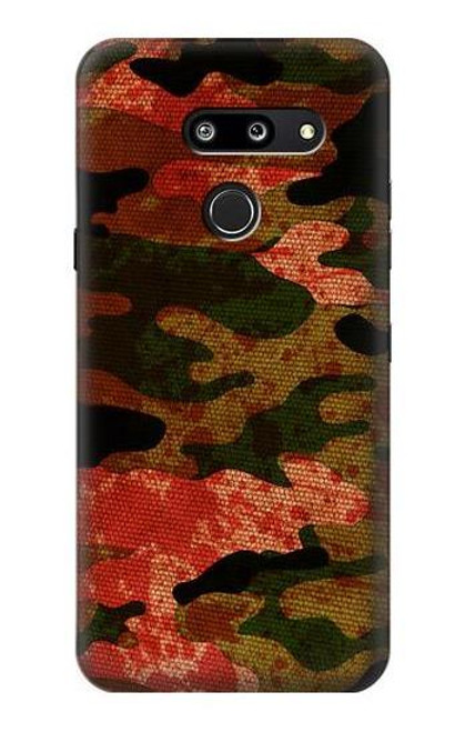 S3393 Camouflage Blood Splatter Funda Carcasa Case para LG G8 ThinQ