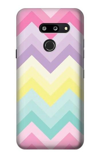 S3514 Rainbow Zigzag Funda Carcasa Case para LG G8 ThinQ