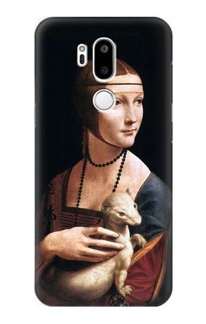 S3471 Lady Ermine Leonardo da Vinci Funda Carcasa Case para LG G7 ThinQ