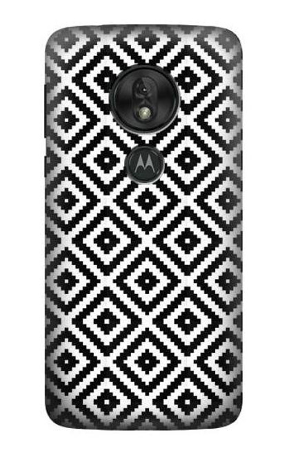 S3424 Ruta Pattern Funda Carcasa Case para Motorola Moto G7 Play