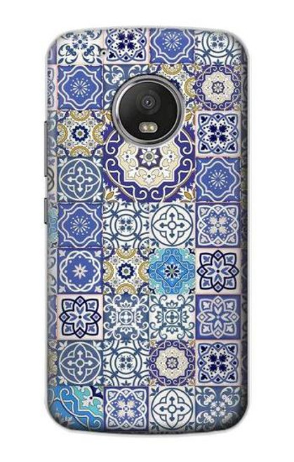 S3537 Moroccan Mosaic Pattern Funda Carcasa Case para Motorola Moto G5 Plus