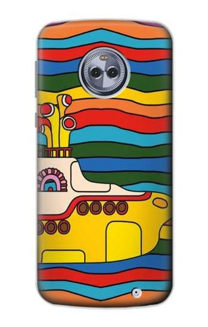 S3599 Hippie Submarine Funda Carcasa Case para Motorola Moto X4