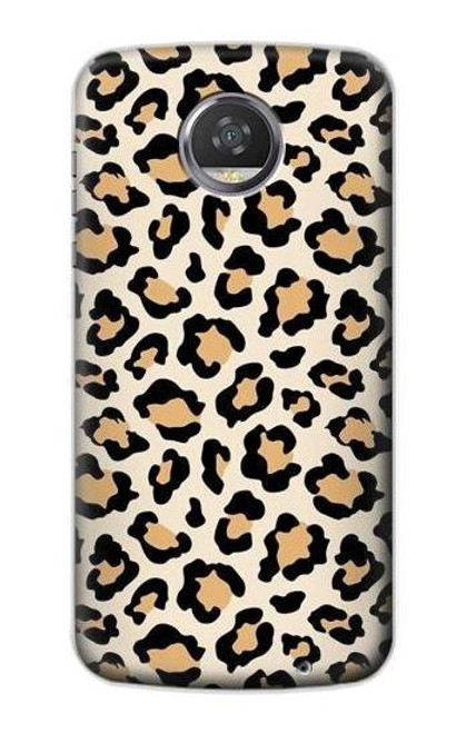 S3374 Fashionable Leopard Seamless Pattern Funda Carcasa Case para Motorola Moto Z2 Play, Z2 Force