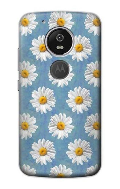 S3454 Floral Daisy Funda Carcasa Case para Motorola Moto G6 Play, Moto G6 Forge, Moto E5