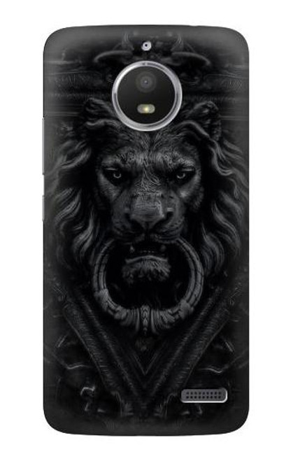S3619 Dark Gothic Lion Funda Carcasa Case para Motorola Moto E4