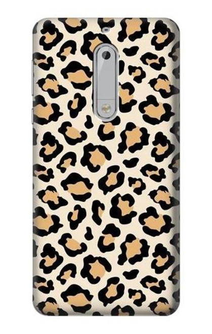 S3374 Fashionable Leopard Seamless Pattern Funda Carcasa Case para Nokia 5