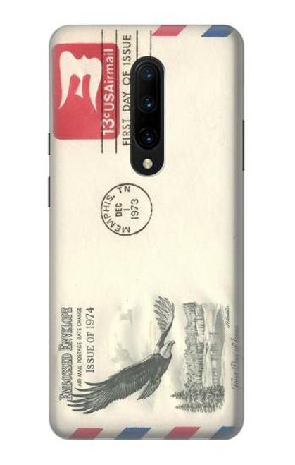 S3551 Vintage Airmail Envelope Art Funda Carcasa Case para OnePlus 7 Pro