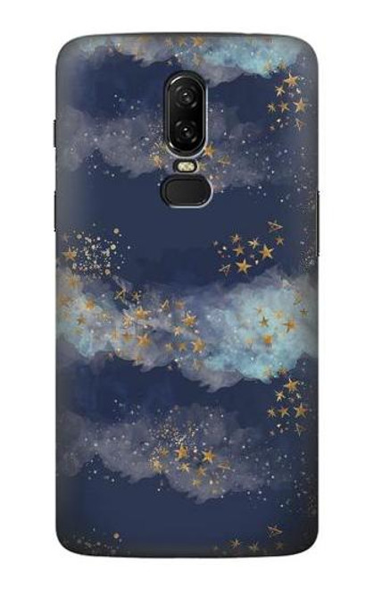 S3364 Gold Star Sky Funda Carcasa Case para OnePlus 6