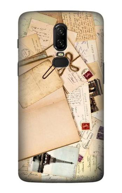 S3397 Postcards Memories Funda Carcasa Case para OnePlus 6