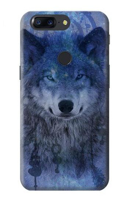 S3410 Wolf Dream Catcher Funda Carcasa Case para OnePlus 5T