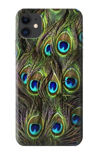 S1965 Peacock Feather Funda Carcasa Case para iPhone 11