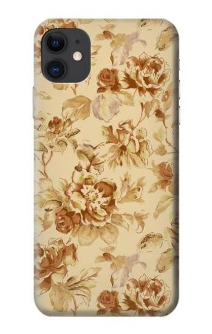 S2180 Flower Floral Vintage Pattern Funda Carcasa Case para iPhone 11