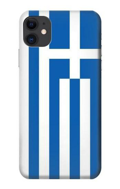 S3102 Flag of Greece Funda Carcasa Case para iPhone 11