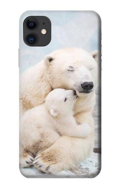 S3373 Polar Bear Hug Family Funda Carcasa Case para iPhone 11
