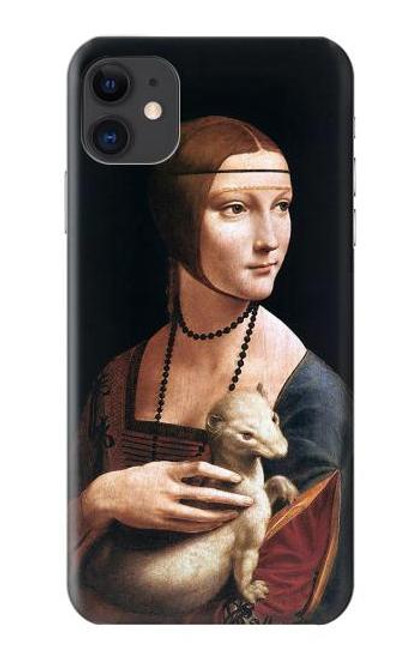 S3471 Lady Ermine Leonardo da Vinci Funda Carcasa Case para iPhone 11