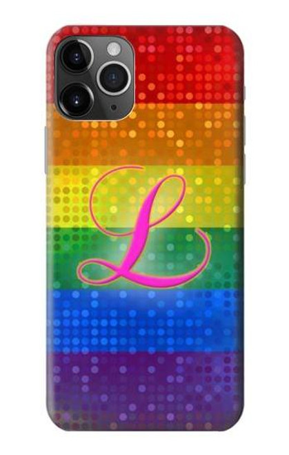 S2900 Rainbow LGBT Lesbian Pride Flag Funda Carcasa Case para iPhone 11 Pro