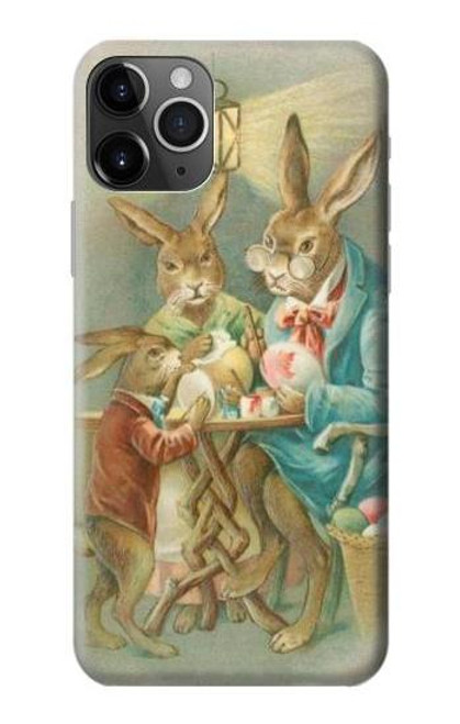 S3164 Easter Rabbit Family Funda Carcasa Case para iPhone 11 Pro