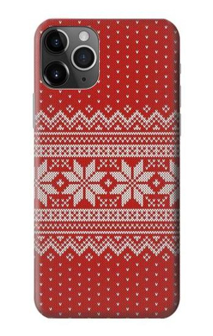 S3384 Winter Seamless Knitting Pattern Funda Carcasa Case para iPhone 11 Pro