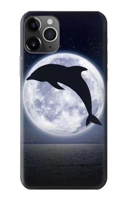 S3510 Dolphin Moon Night Funda Carcasa Case para iPhone 11 Pro Max