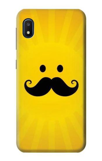 S1145 Yellow Mustache Sun Funda Carcasa Case para Samsung Galaxy A10e