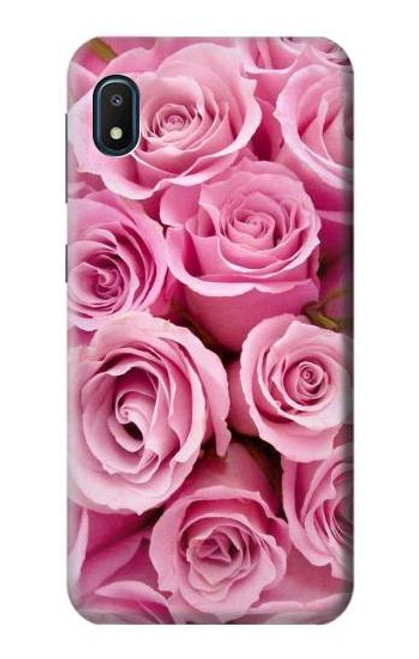 S2943 Pink Rose Funda Carcasa Case para Samsung Galaxy A10e