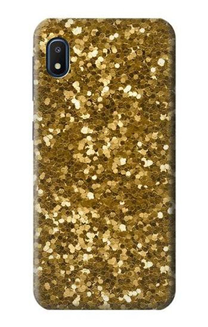 S3388 Gold Glitter Graphic Print Funda Carcasa Case para Samsung Galaxy A10e