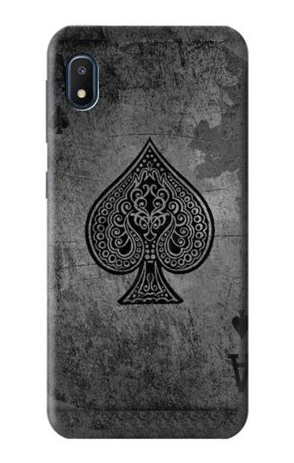 S3446 Black Ace Spade Funda Carcasa Case para Samsung Galaxy A10e