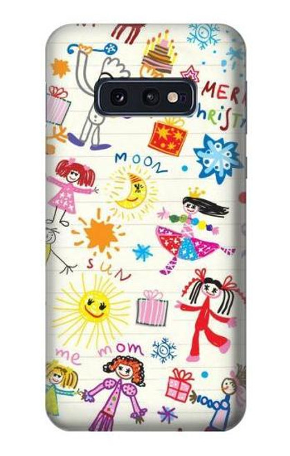 S3280 Kids Drawing Funda Carcasa Case para Samsung Galaxy S10e