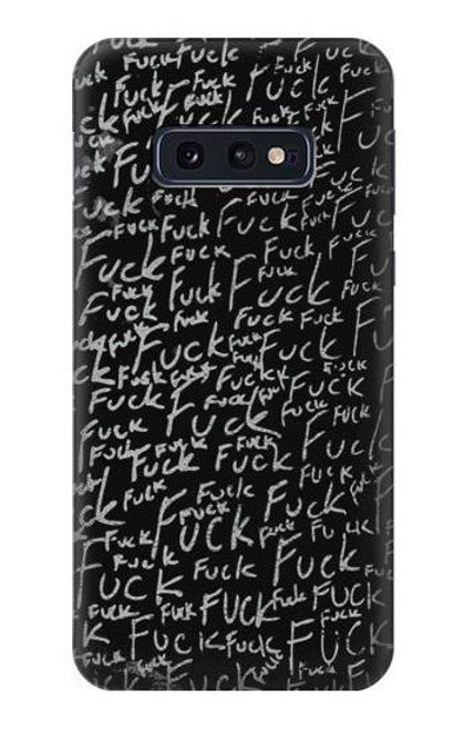 S3478 Funny Words Blackboard Funda Carcasa Case para Samsung Galaxy S10e