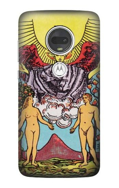 S2763 Lovers Tarot Card Funda Carcasa Case para Motorola Moto G7, Moto G7 Plus