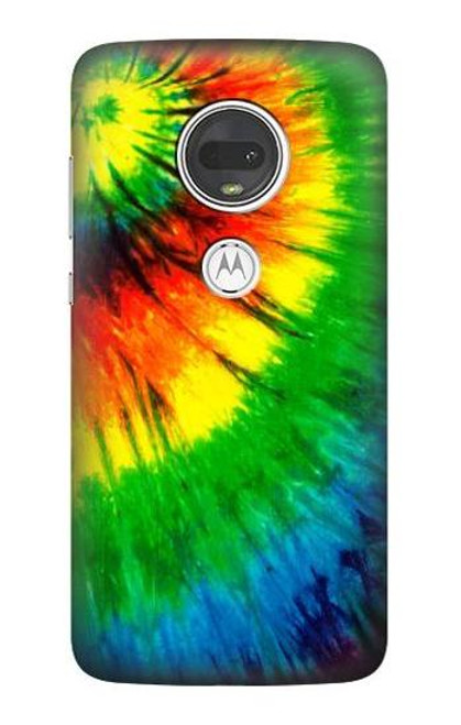 S3422 Tie Dye Funda Carcasa Case para Motorola Moto G7, Moto G7 Plus