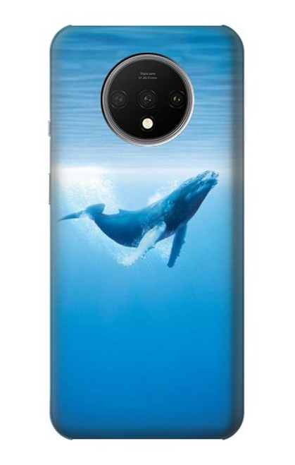 S0843 Blue Whale Funda Carcasa Case para OnePlus 7T