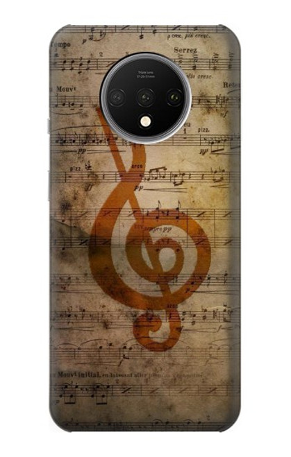 S2368 Sheet Music Notes Funda Carcasa Case para OnePlus 7T